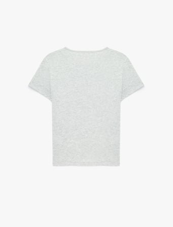 Slim Fit Kısa Kollu Bisiklet Yaka Meyve Baskılı Tişört