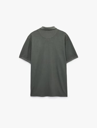 Regular Fit Pamuklu Pike Kumaş Kısa Kollu Düğmeli Polo Yaka Tişört