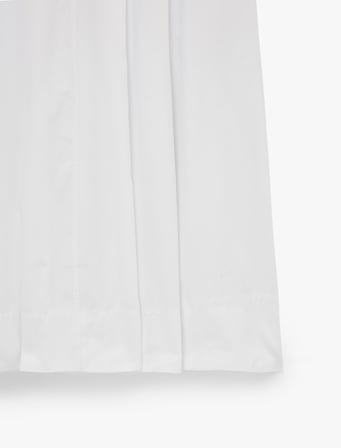 Pamuklu Pileli Poplin Midi Kloş Etek