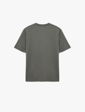 Regular Fit Bisiklet Yaka Viskon Karışımlı Kısa Kollu Basic Tişört