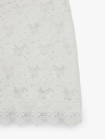 Koton X Melis Ağazat - Slim Fit Mikro Mini Dantel Etek
