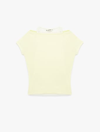 Slim Fit Kısa Kollu Bisiklet Yaka Atlet Detaylı İkili Tişört