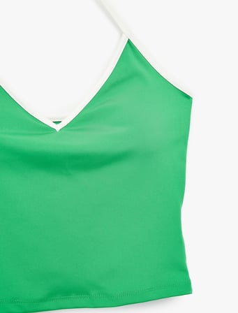 İnce Askılı Biyeli Slim Fit Atlet