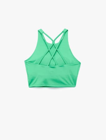 Slim Fit İp Askılı Sırt Detaylı Sporcu Sütyeni