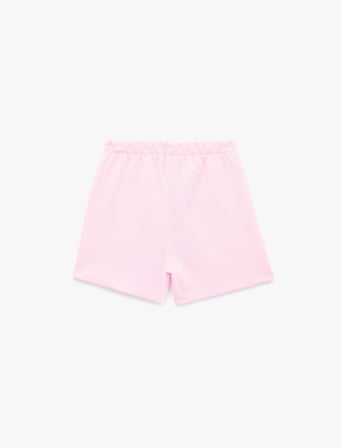 Pamuklu Beli Lastikli Basic Şort
