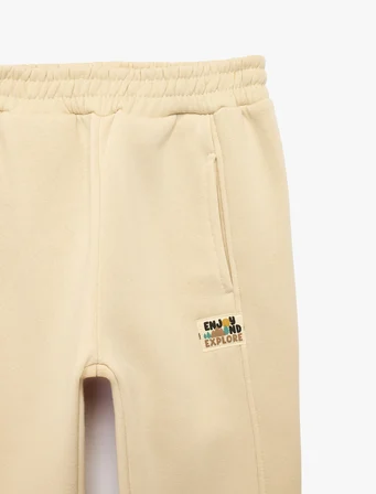 Şardonlu Oversize Balon Form Jogger Eşofman Altı