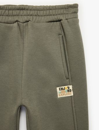 Şardonlu Oversize Balon Form Jogger Eşofman Altı