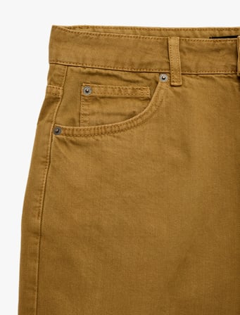 Normal Bel Pamuklu Straight Fit Cepli Bermuda Jean Şort