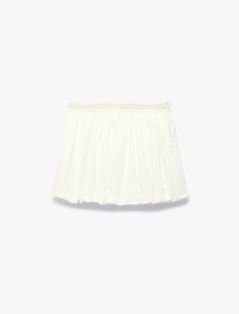 Koton X Sibil Çetinkaya - Dantel Detaylı Poplin Mini Balon Etek