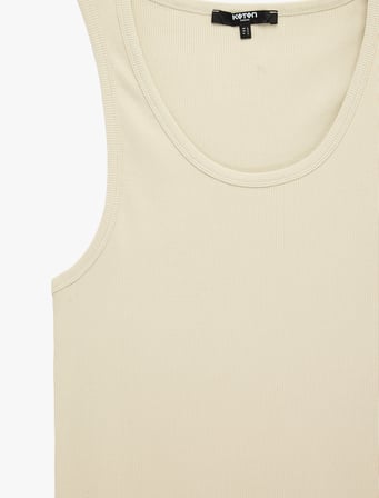 Kolsuz Pamuklu Bisiklet Yaka Slim Fit Atlet