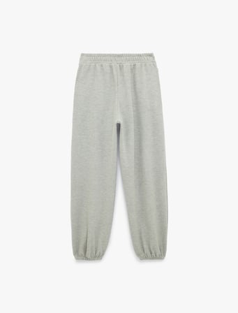 Beli Lastikli Cep Detaylı Basic Jogger Eşofman Altı