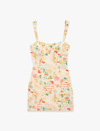 Kolsuz Degaje Yaka Pamuklu Bodycon Elbise