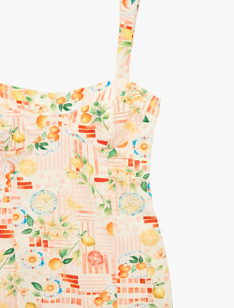 Kolsuz Degaje Yaka Pamuklu Bodycon Elbise