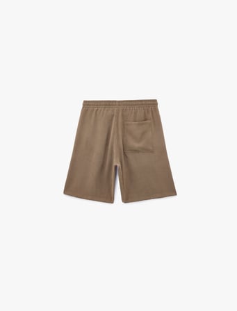 Regular Fit Cepli Viskon Beli Bağcıklı Şort
