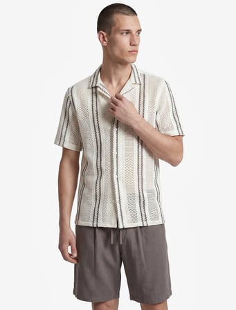 Regular Fit Cepli Viskon Beli Bağcıklı Şort