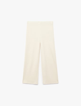 Geniş Paça Basic Pantolon