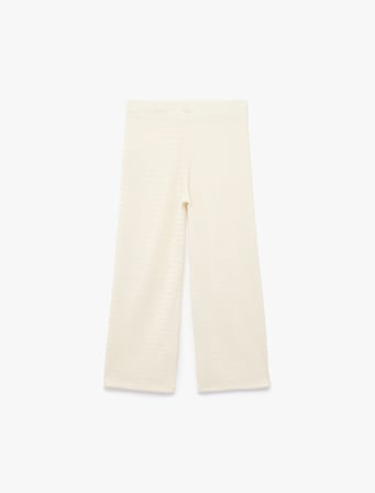 Geniş Paça Basic Pantolon