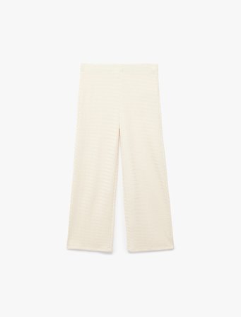 Geniş Paça Basic Pantolon
