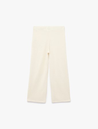 Geniş Paça Basic Pantolon