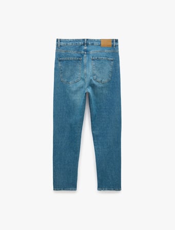 Normal Bel Cepli Regular Fit Pamuklu Tapered Jean Pantolon - Joe Jean