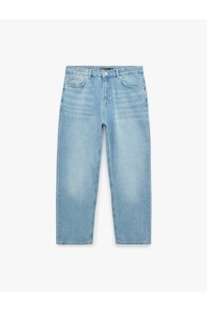 Normal Bel Cepli Bol Baggy Jean Pantolon