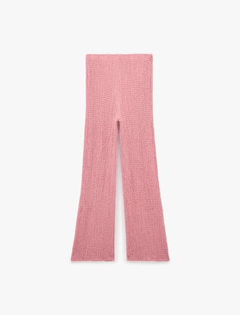 Bürümcük Kumaş Dokulu Slim Fit Pantolon
