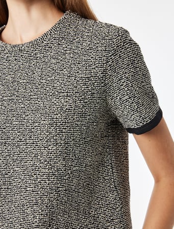 Slim Fit Bisiklet Yaka Kısa Kollu Tüvit Tişört