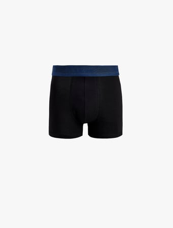 Pamuklu Beli Baskı Detaylı 3’lü Boxer Seti