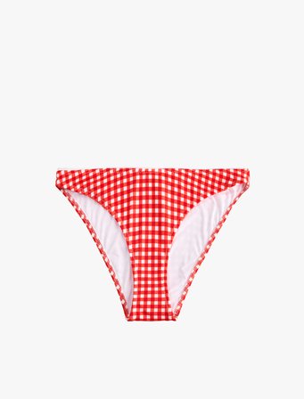 Koton X Sibil Çetinkaya - Pötikare Desenli Bikini Altı