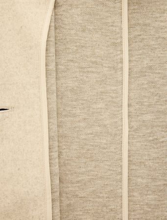 Cepli Düğmeli Crop Kaşe Mevsimlik Bomber Ceket