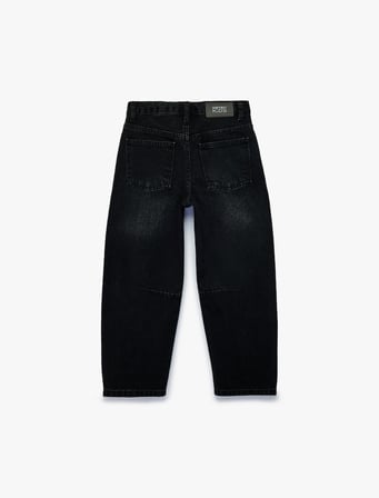 Pamuklu Loose Fit Denim Pantolon