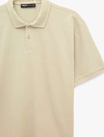 Pamuklu Kısa Kollu Regular Fit Polo Yaka Tişört