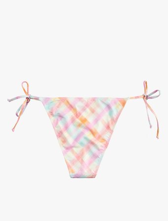 Koton X Sibil Çetinkaya - Yanları İpli Ekose Bikini Altı