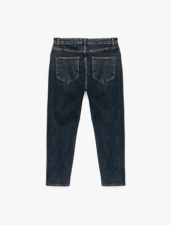 Normal Bel Cepli Pamuklu Tapered Fit Jean Pantolon - Joe Jean