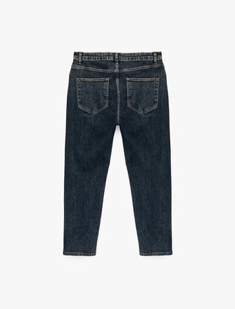 Normal Bel Cepli Pamuklu Tapered Fit Jean Pantolon - Joe Jean