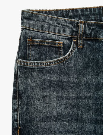 Normal Bel Cepli Pamuklu Tapered Fit Jean Pantolon - Joe Jean