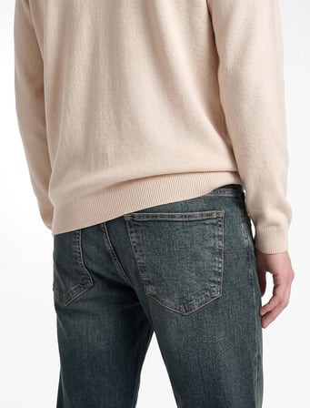 Pamuklu Düz Paça Normal Bel Straight Fit Jean Pantolon - Mark Jean