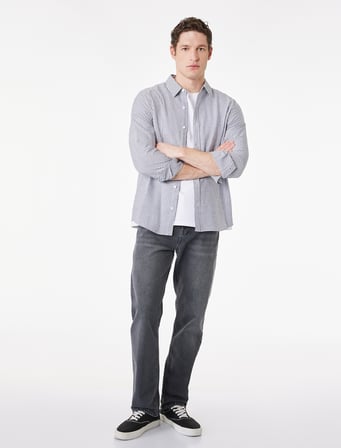 Düz Paça Normal Bel Straight Fit Jean Pantolon - Mark Jean