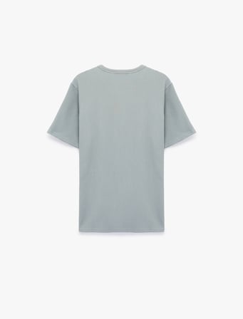 Pamuklu Regular Fit Tok Kumaş Kısa Kollu Bisiklet Yaka Basic Tişört