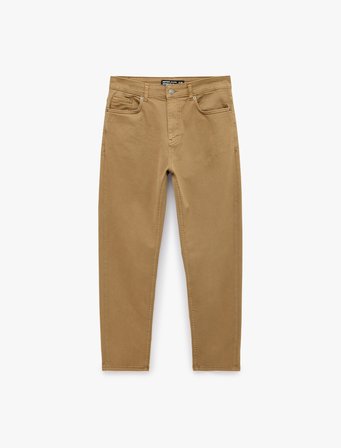 Normal Bel Cepli Pamuklu Tapered Fit Jean Pantolon - Joe Jean