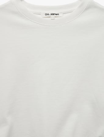 Modal Kumaş Slim Fit Bisiklet Yaka Kısa Kollu Asimetrik Tişört