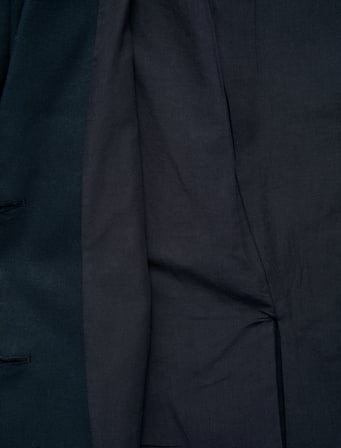 Viskon Karışımlı Kemer Detaylı Geniş Yaka Blazer Ceket