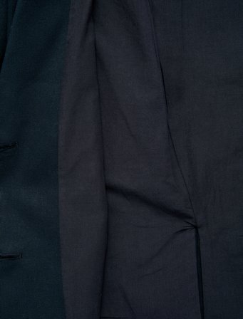 Viskon Karışımlı Kemer Detaylı Geniş Yaka Blazer Ceket