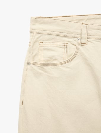Oversize Pamuklu Cep Detaylı Bol Barrel Fit Jean Pantolon