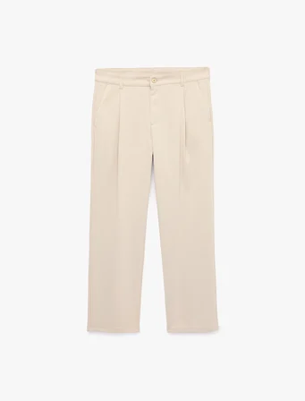 Normal Bel Viskon Karışımlı Kumaş Pantolon