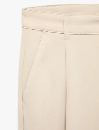 Normal Bel Viskon Karışımlı Kumaş Pantolon