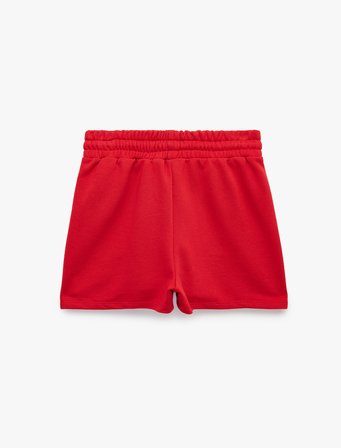 Beli Bağcıklı Cep Detaylı Mini Şort