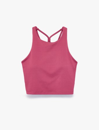 Slim Fit Çapraz Sırt Askılı Sporcu Sütyeni
