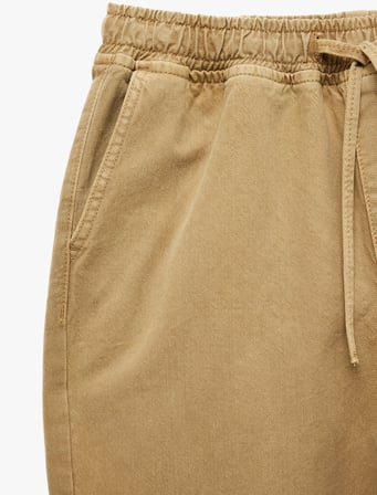 Regular Fit Pamuklu Beli Bağcıklı Jean Pantolon