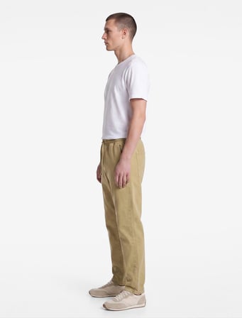 Regular Fit Pamuklu Beli Bağcıklı Jean Pantolon